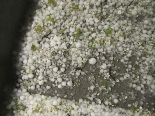 Hail Rains Down On Easter Sunday In Nebraska Hail Rains Down On Easter Sunday In Nebraska